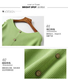 施悅名 2019秋冬新款精品女裝針織上衣韓版套頭蝙蝠袖木耳邊外穿毛衣女a(chǎn)