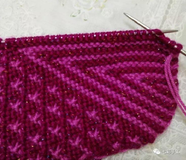 漂亮大方的兔子花毛線拖鞋,帶30張手工編織圖解教程,包教包會(huì)