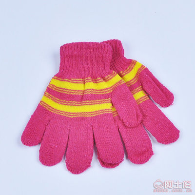 冬日保暖必備 奧聞S1029針織五指魔術(shù)手套，時尚與實用兼具